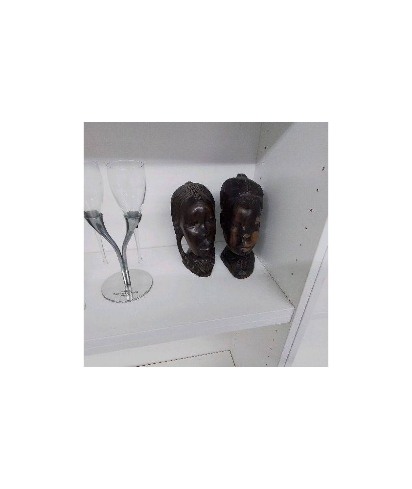 PAIRE VISAGE AFRICAIN 