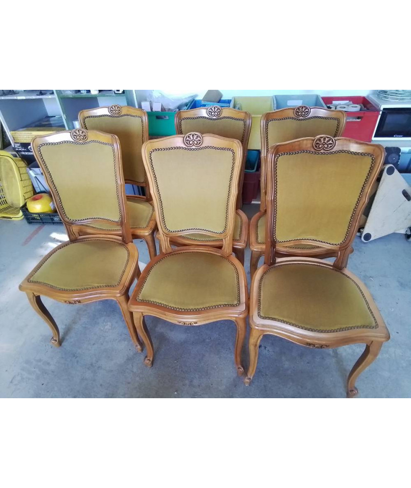 CHAISE TAPISSÉE STYLE REGENCE 