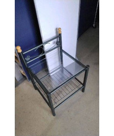 CHEVET METAL - VERRE