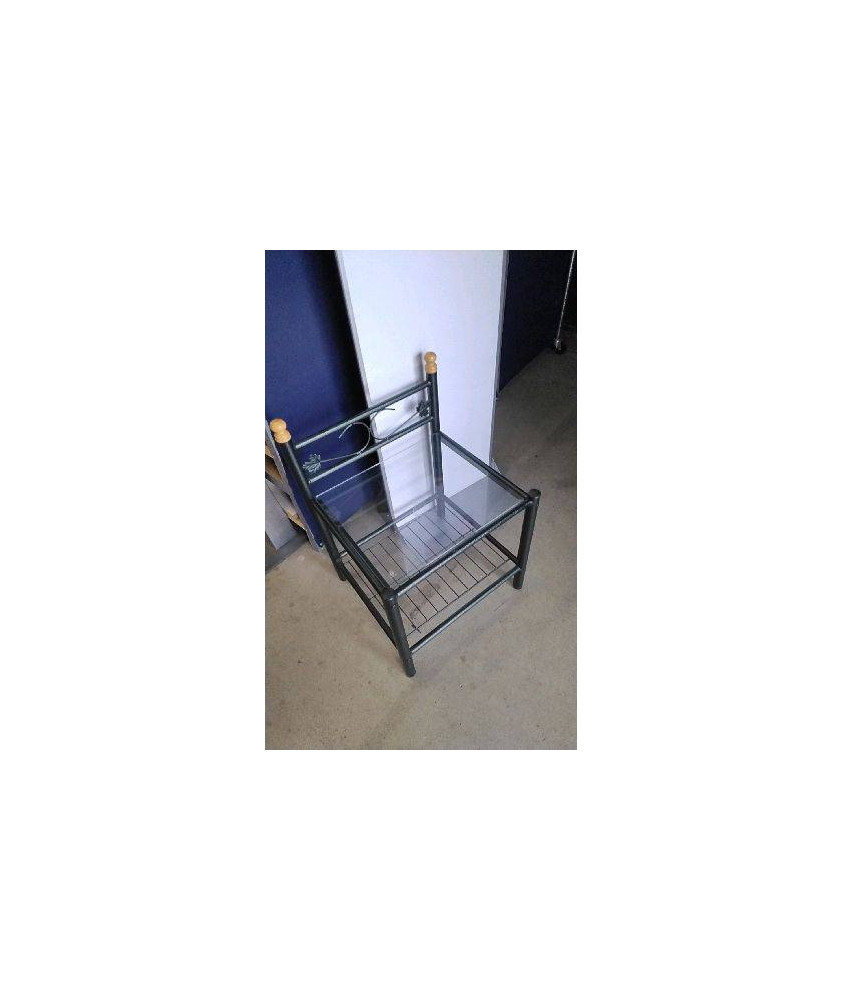 CHEVET METAL - VERRE
