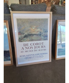 AFFICHE DE COROT A NOS JOURS MUSEE DU HAVRE 