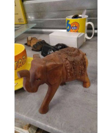DECO ELEPHANT BOIS