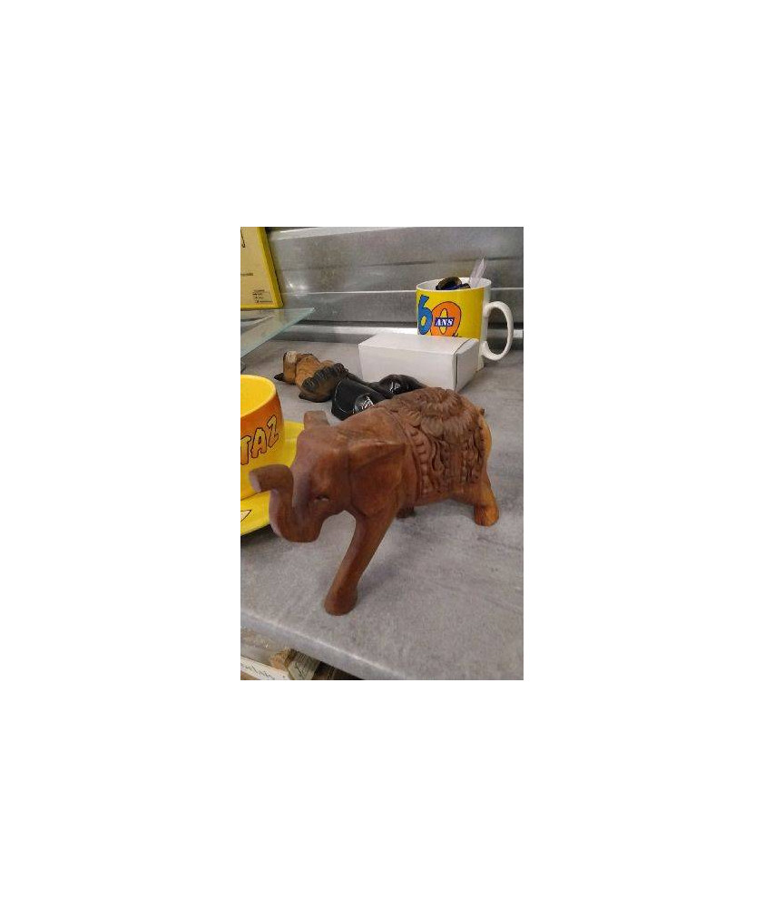 DECO ELEPHANT BOIS