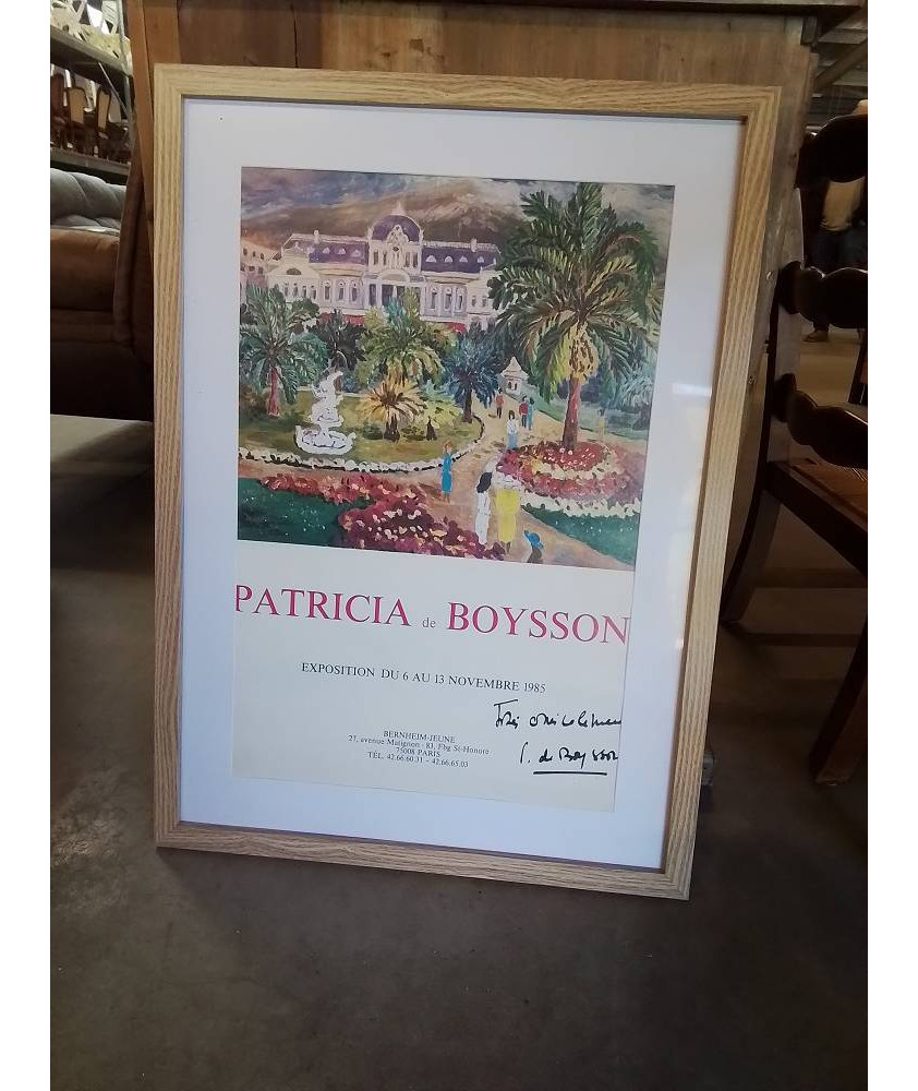 AFFICHE EXPOSITION PATRICIA DE BOYSSON
