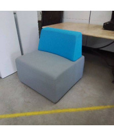 CHAUFFEUSE GRISE ET BLEUE