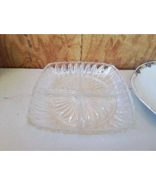 PLAT APÉRITIF EN VERRE 