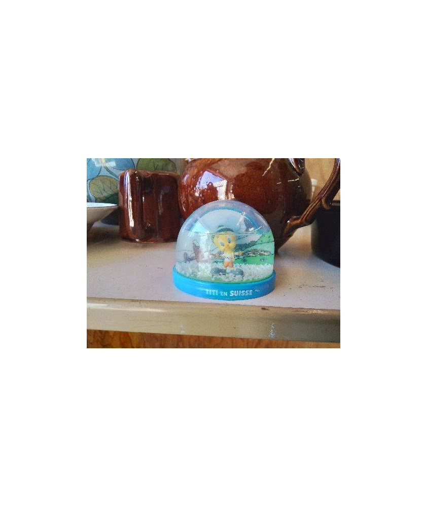 BOULE À NEIGE TITI EN SUISSE 