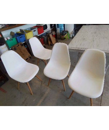 CHAISE BLANCHE STYLE SCANDINAVE 