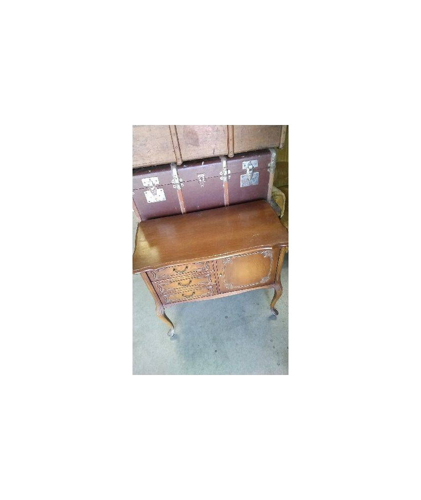 MEUBLE BAS EN L’ETAT / 3 TIROIRS 1 PORTE