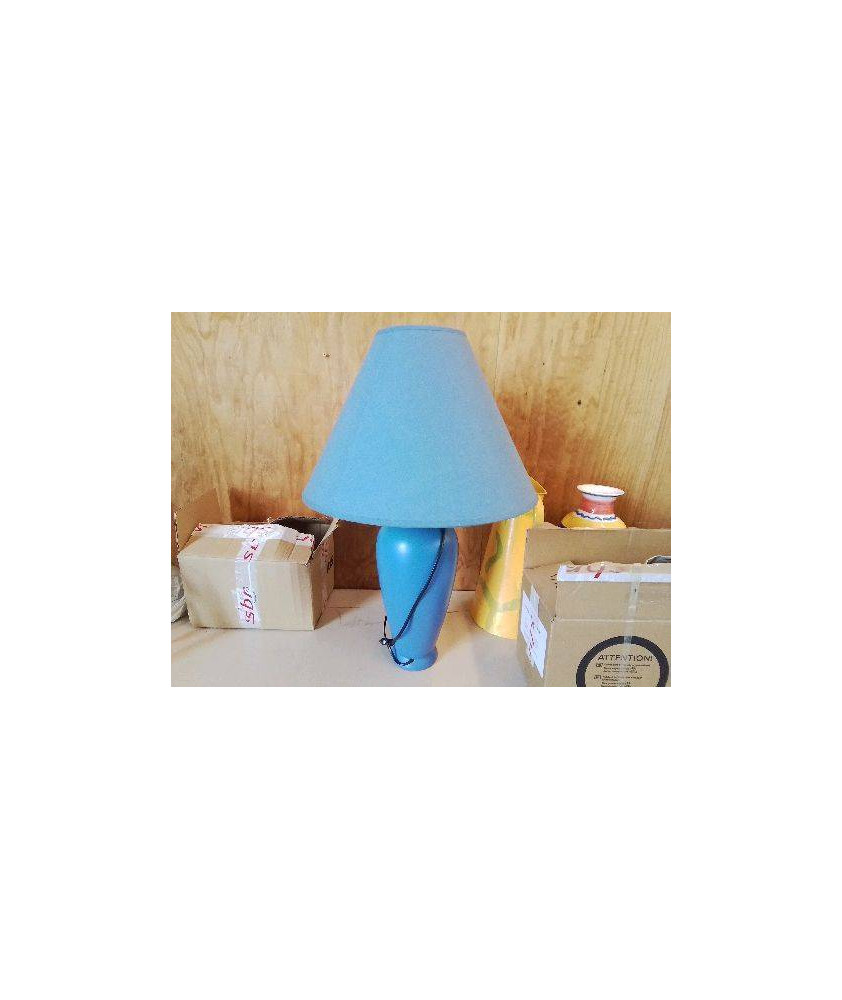 GRANDE LAMPE BLEU