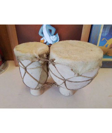 DOUBLE TAM TAM EN TERRE CUITE 