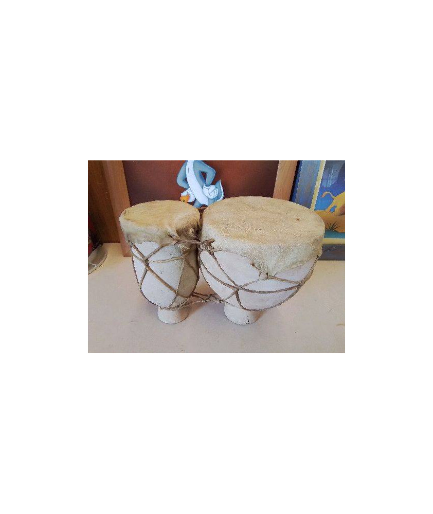 DOUBLE TAM TAM EN TERRE CUITE 