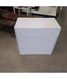 COMMODE BLANCHE 4T