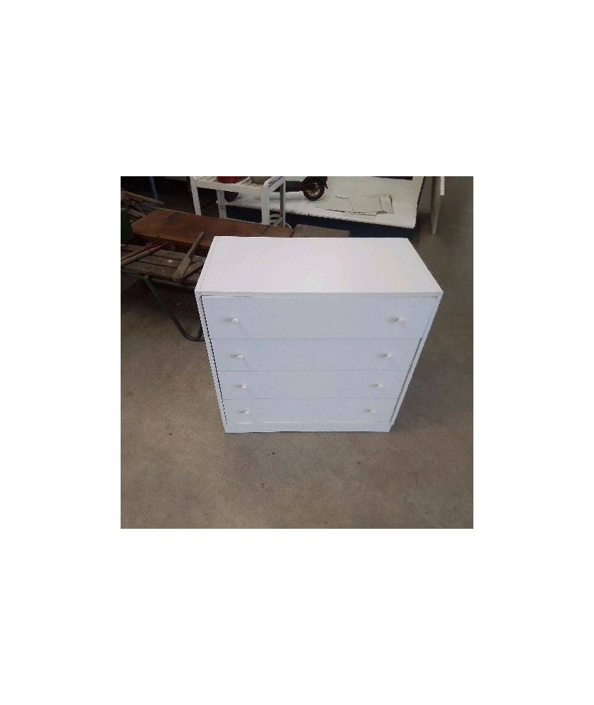 COMMODE BLANCHE 4T