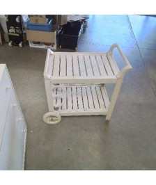 DESSERTE JARDIN À ROULETTES 