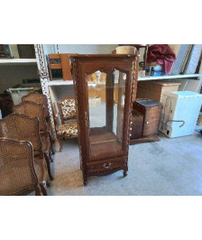 PETITE VITRINE ÉTROITE STYLE LOUIS XV