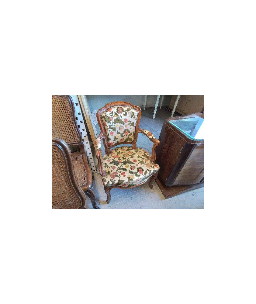 FAUTEUIL MOTIF FLORAL 