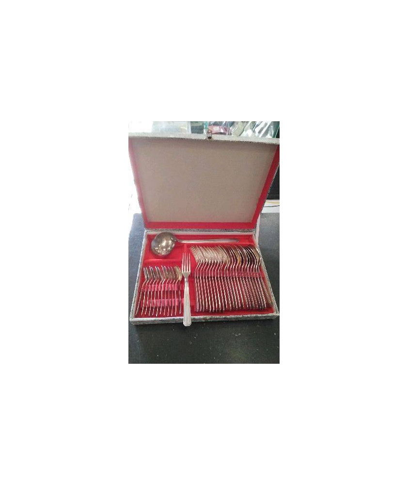 MENAGERE METAL ARGENTE 