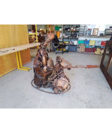 SCULPTURE DON QUICHOTE DE CLAUDE BRUGEILLES