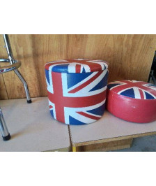 POUF COFFRE UNION JACK 30CM