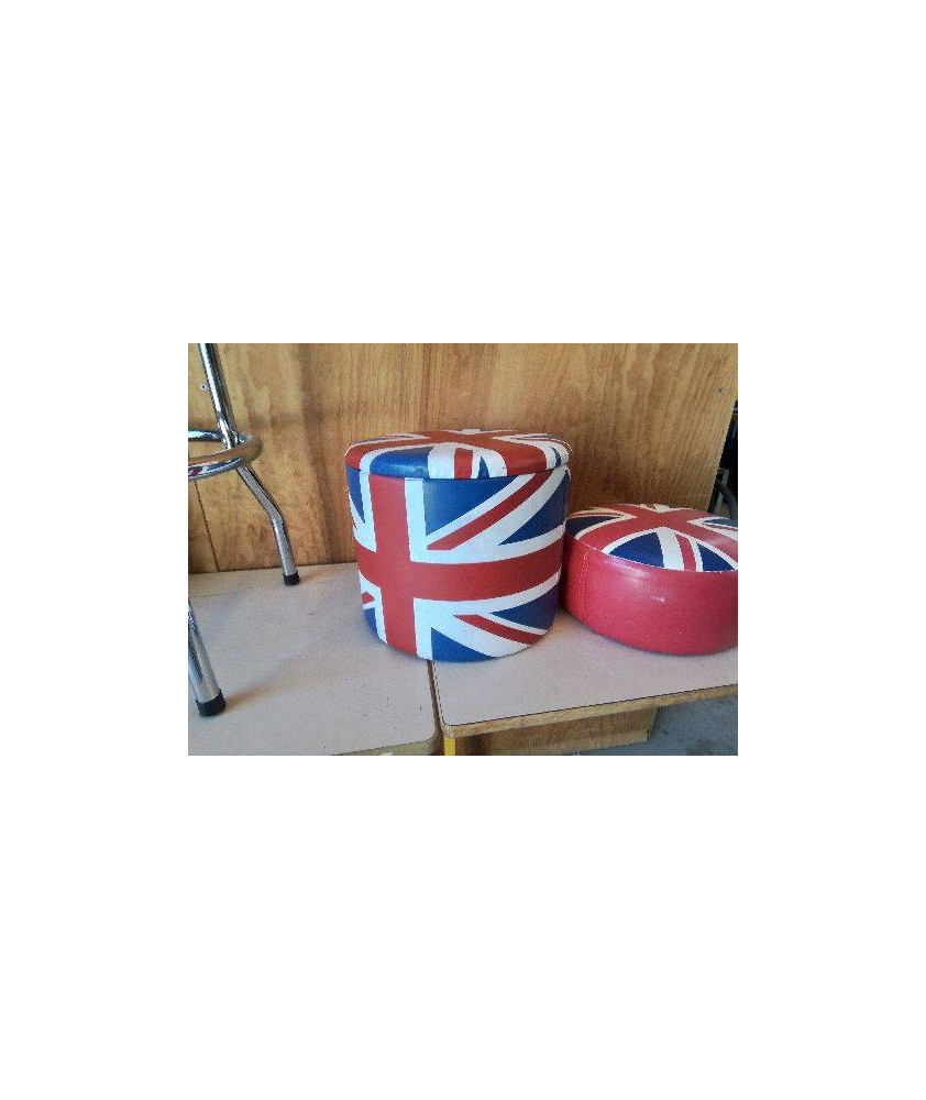 POUF COFFRE UNION JACK 30CM