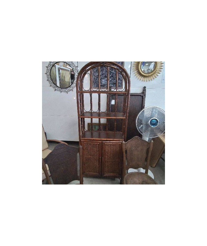 ETAGERE ROTIN VINTAGE