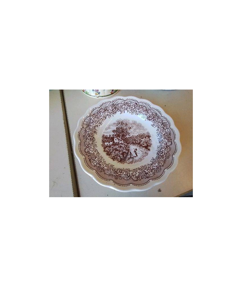 ASSIETTE DECO PAYSAGE SUISSE