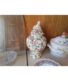 VASE FLEURI HUBERT BEQUET