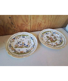 ASSIETTE DECORATIVE MOUSTIER