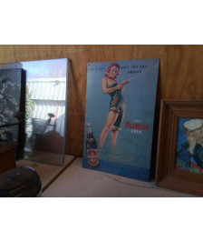 PLAQUE PUBLICITAIRE REDROCK COLA