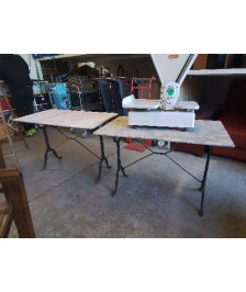 TABLE BISTROT FONTE/MARBRE