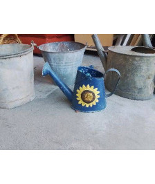 PETIT ARROSOIR EN TÔLE PEINTE