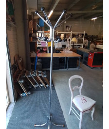 PERROQUET MÉTAL CHROMÉ 12 PATÈRES 