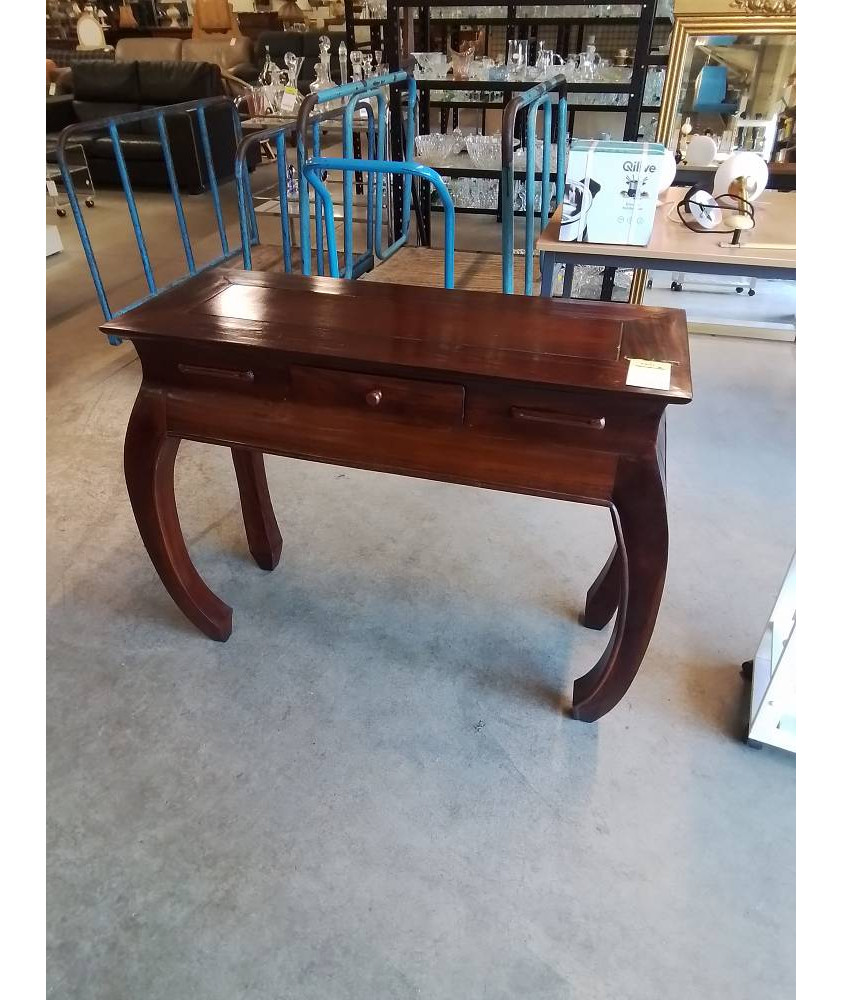 CONSOLE RECTANGULAIRE OPIUM BOIS 1 TIROIR