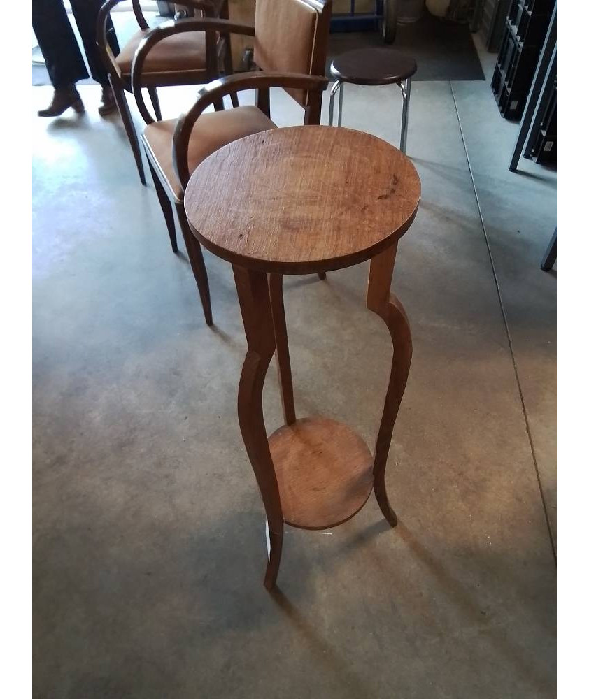 SELLETTE HAUTE RONDE BOIS CLAIR 2 NIVEAUX 