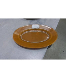 PLAT VERRE OVALE 