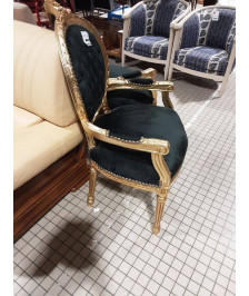 PAIRE DE FAUTEUILS MEDAILLON STYLE LOUIS XVI