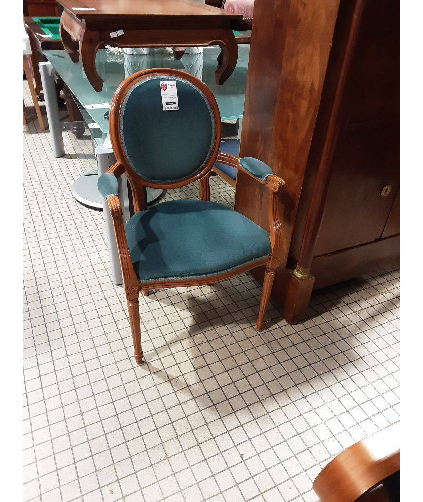 CABRIOLET VELOURS BLEU