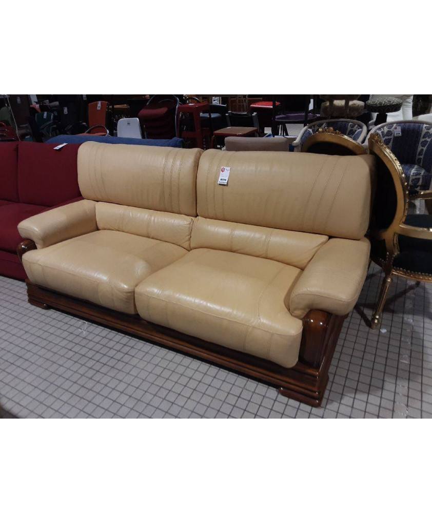 CANAPÉ CUIR 3 PLACES