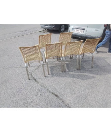 LOT DE 6 CHAISE