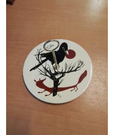 PLATEAU A FROMAGES LE CORBEAU ET LE RENARD SALINS YVES CUAZ