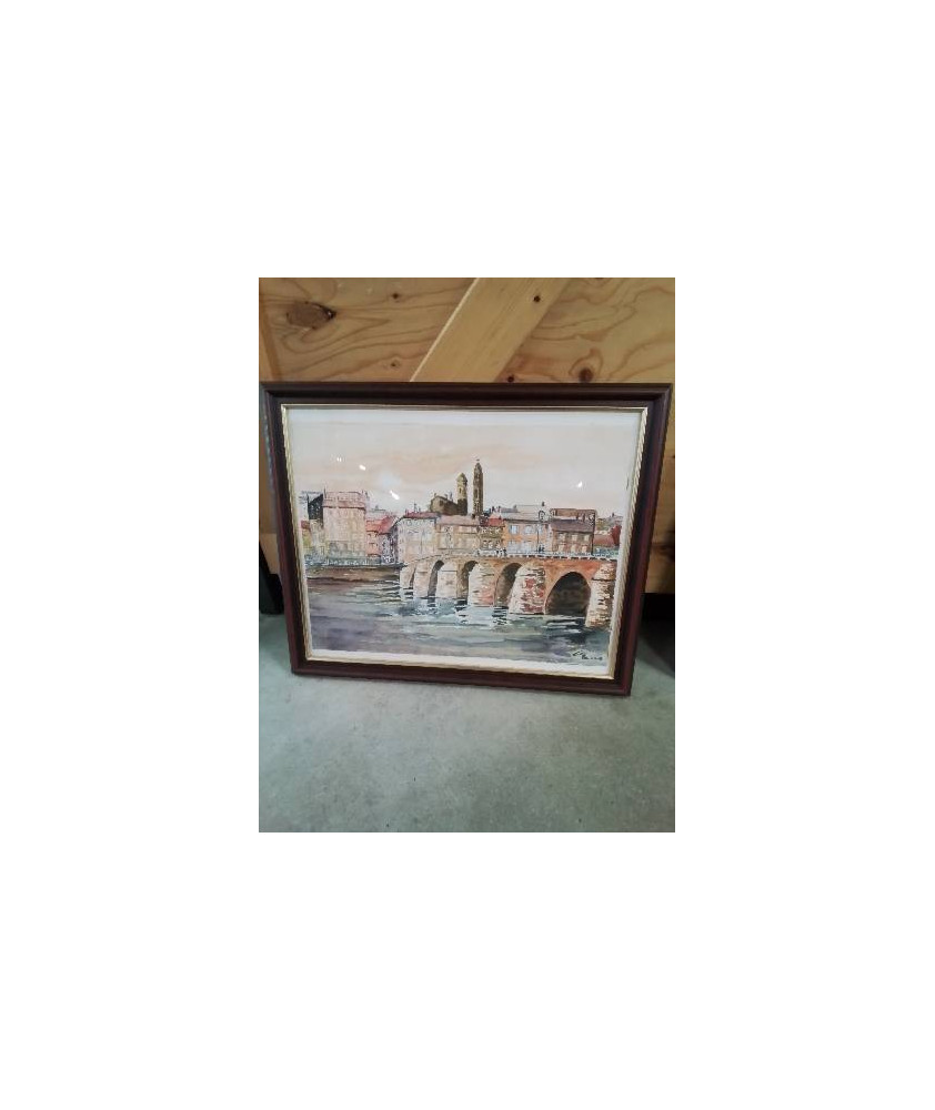 AQUARELLE QUARTIER ST LAURENT A MACON
