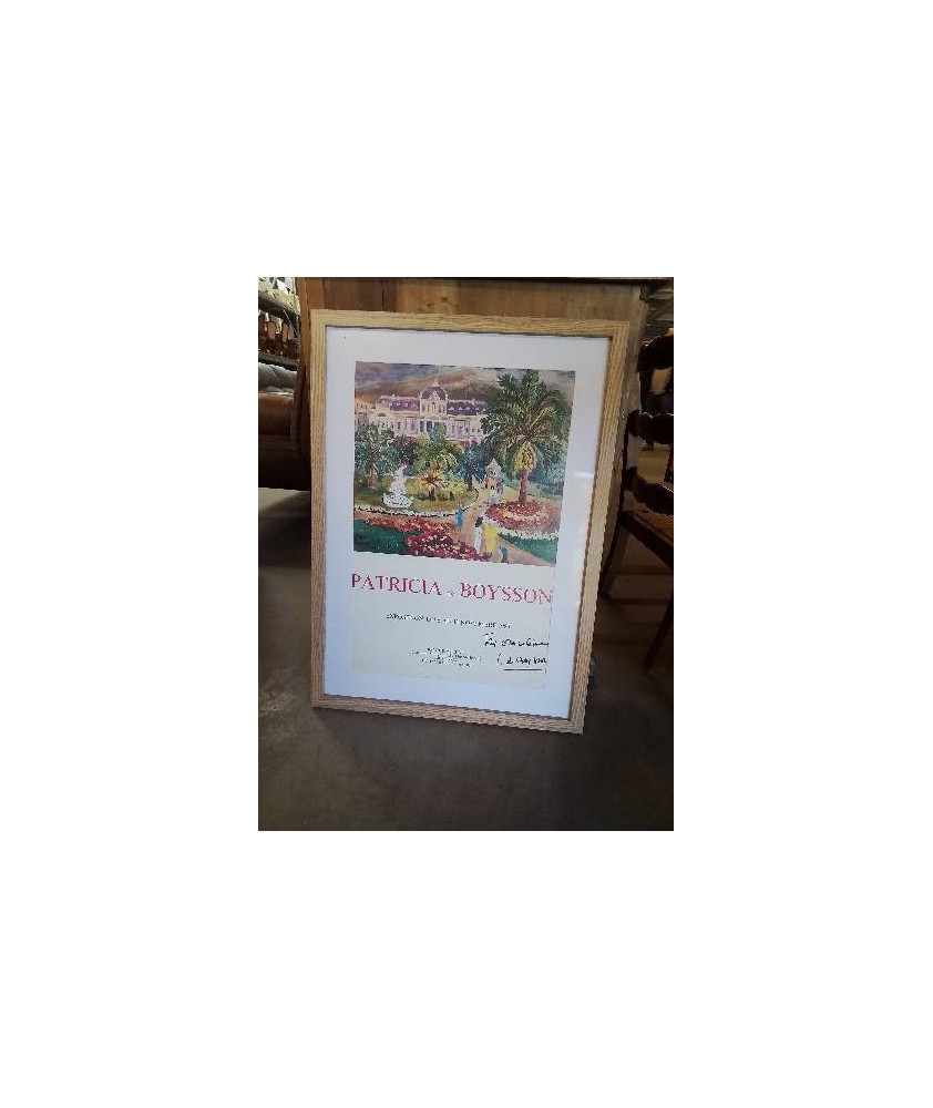 AFFICHE EXPOSITION PATRICIA DE BOYSSON