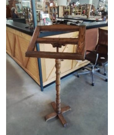 LUTRIN BOIS TOURNÉ RÉGLABLE HAUTEUR 