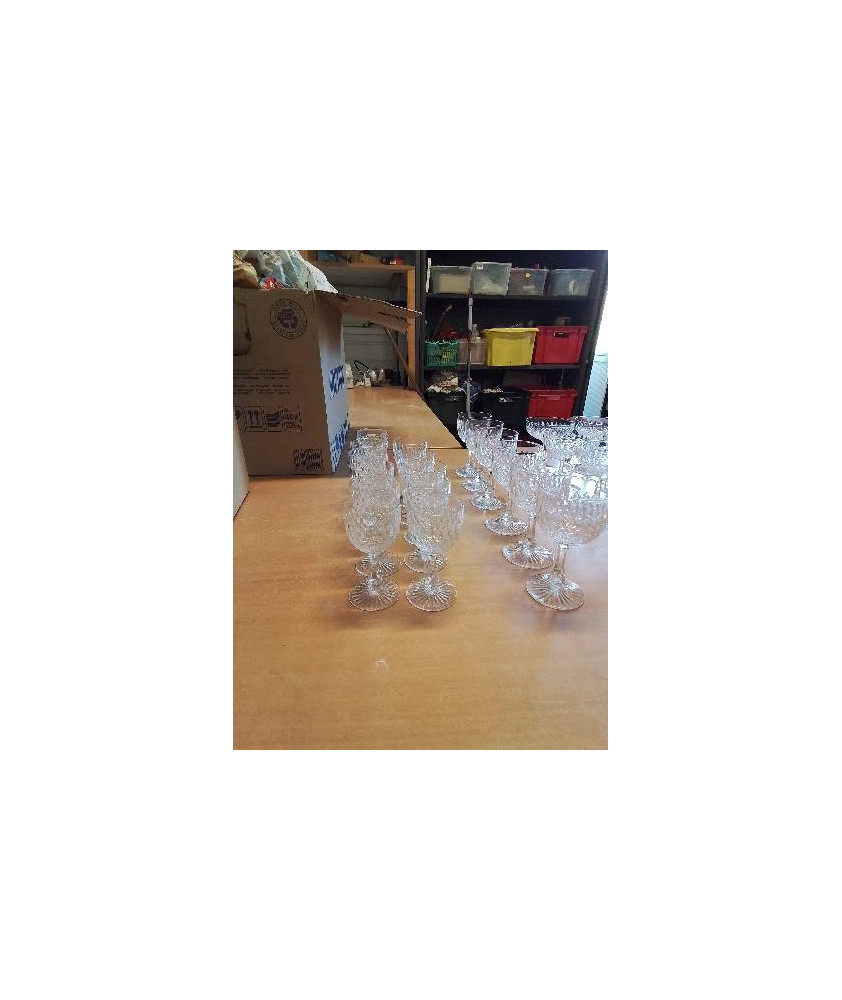 11 VERRES A PORTO SAINT LOUIS DÉBUT XXE 