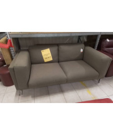 CANAPE 3PL TISSU GROSSES MAILLES TAUPE