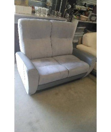 CANAPE GRIS BI MATIERE 