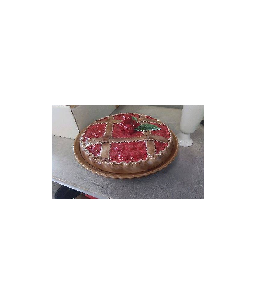 PLAT A TARTE BARBOTINE CERISES 