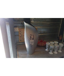 VASE GRIS PEINT GM 