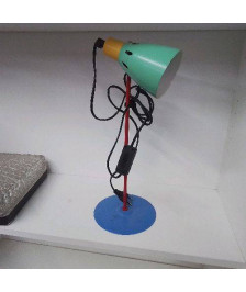 LAMPE DE BUREAU ANNÉES 80 MULTICOLORE 